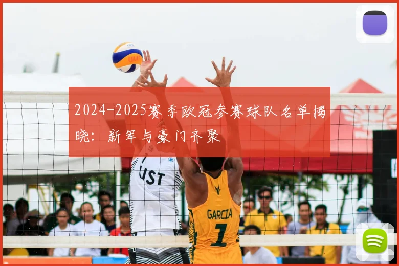 2024-2025赛季欧冠参赛球队名单揭晓：新军与豪门齐聚